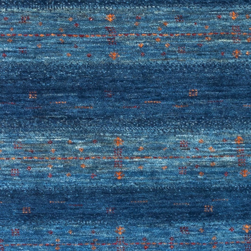 Alfombra Gabbeh - Loribaft Persa - 120 x 85 cm - azul