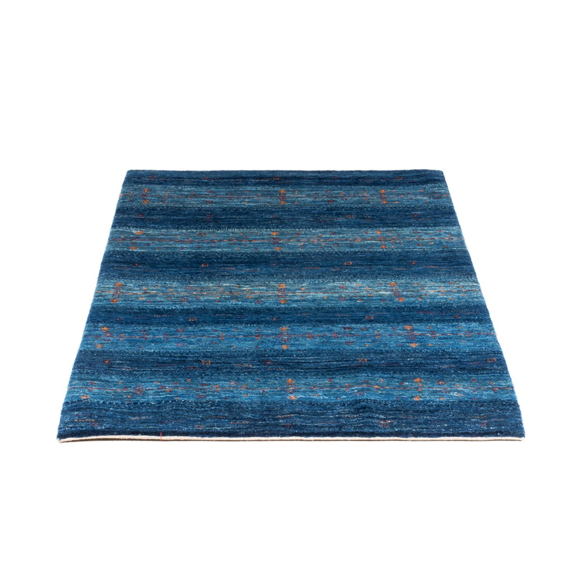 Alfombra Gabbeh - Loribaft Persa - 120 x 85 cm - azul