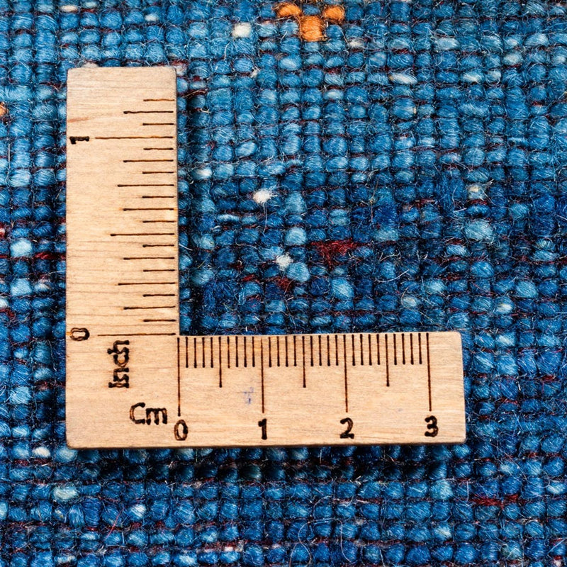 Alfombra Gabbeh - Loribaft Persa - 120 x 85 cm - azul
