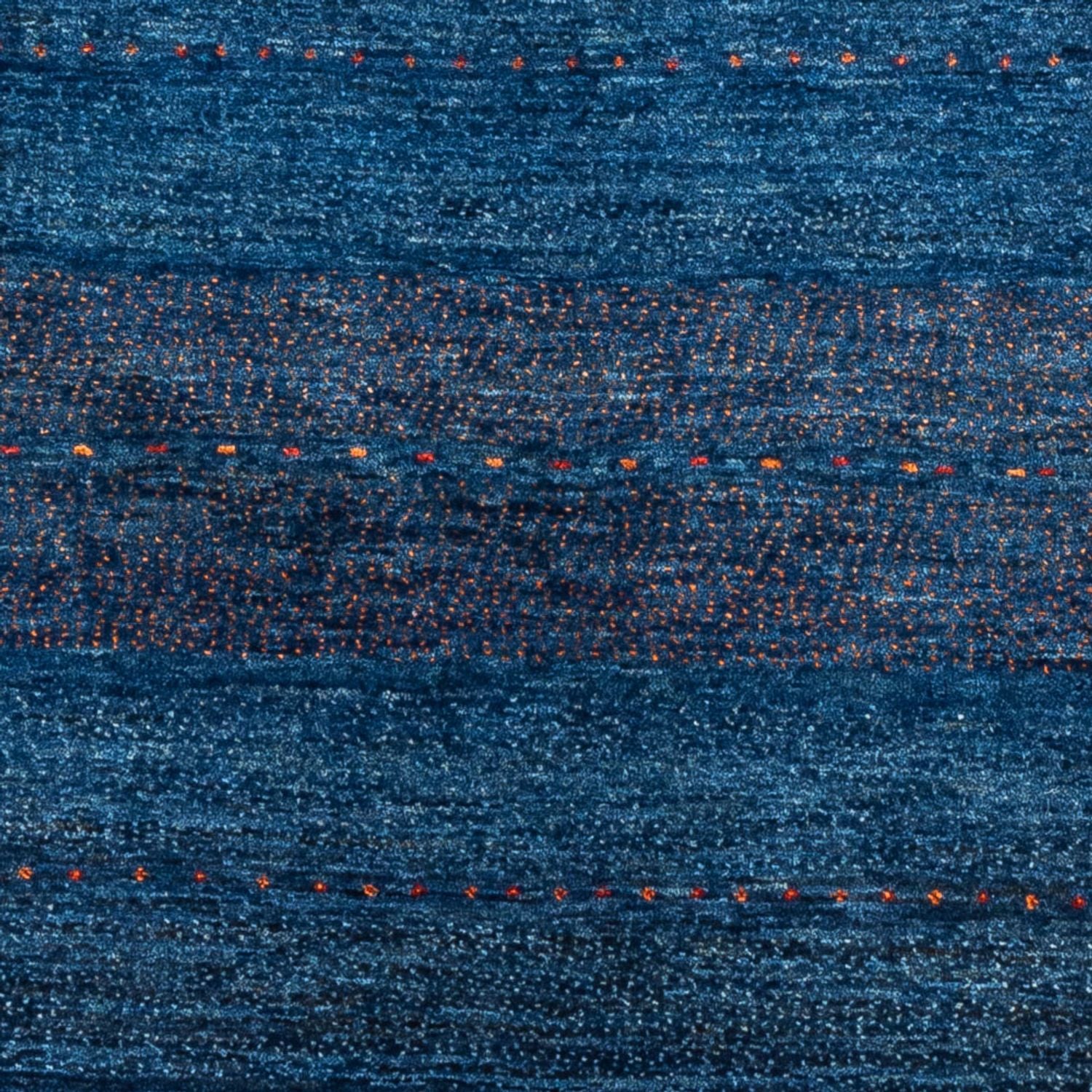 Alfombra Gabbeh - Loribaft Persa - 186 x 132 cm - azul