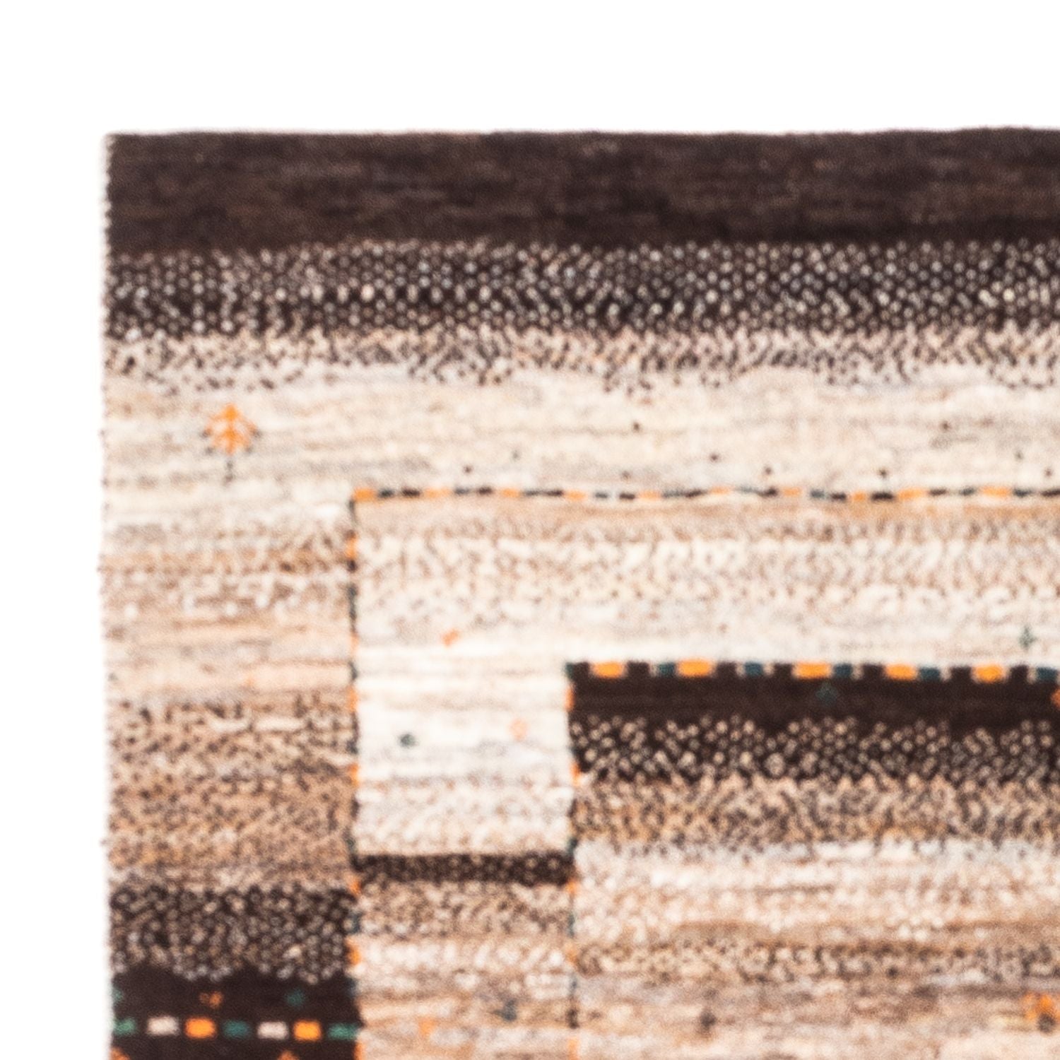 Alfombra Gabbeh - Loribaft Persa - 132 x 96 cm - natural
