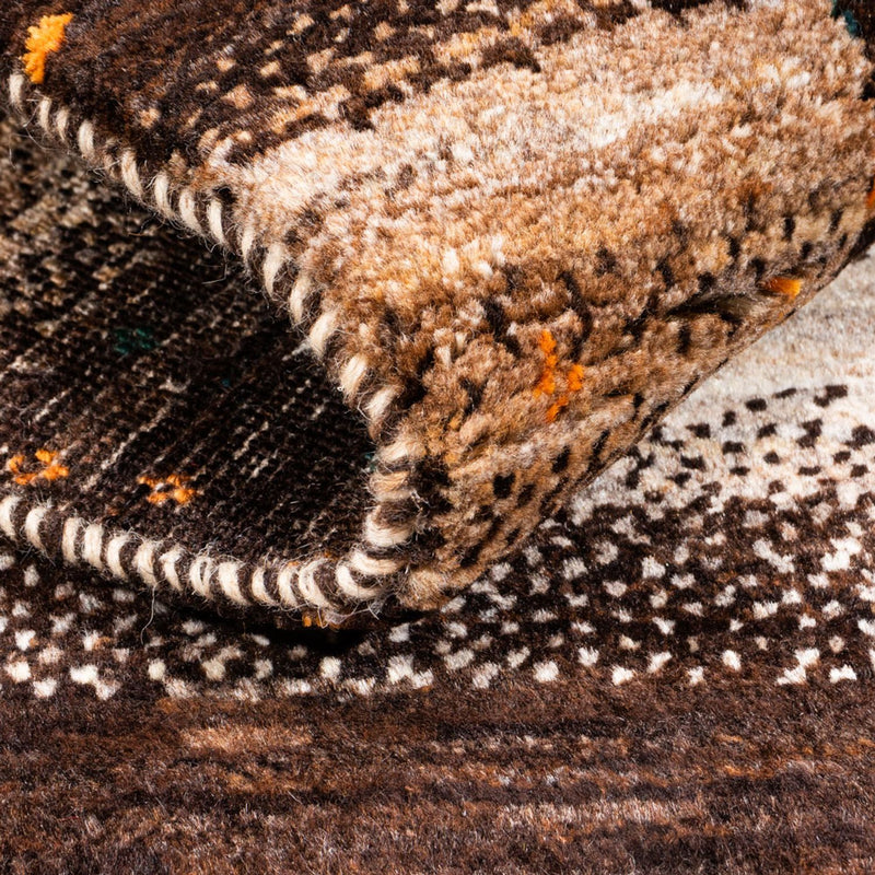 Alfombra Gabbeh - Loribaft Persa - 132 x 96 cm - natural