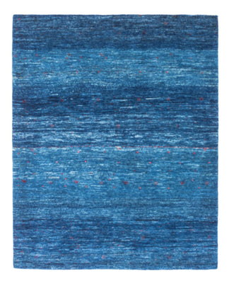 Alfombra Gabbeh - Loribaft Persa - 130 x 100 cm - azul