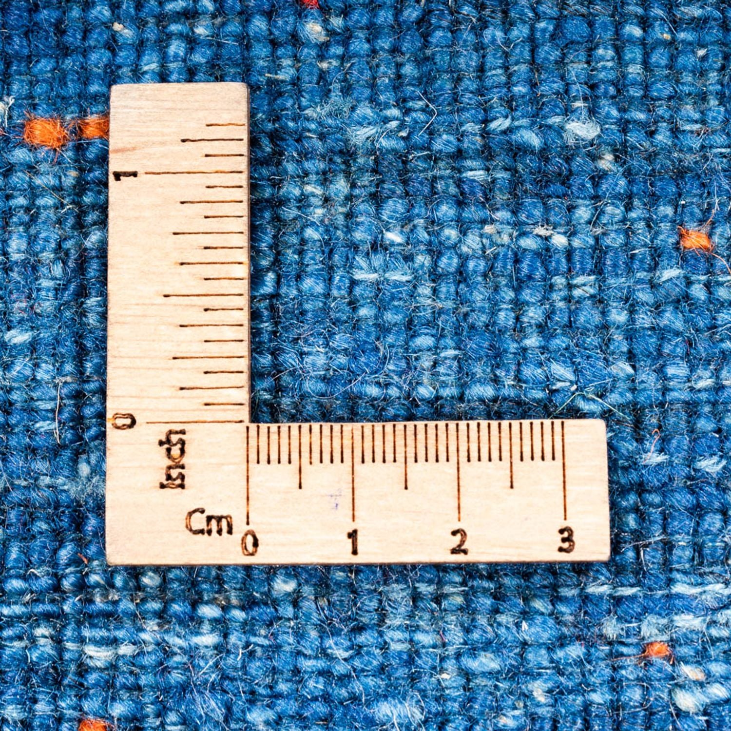 Alfombra Gabbeh - Loribaft Persa - 130 x 100 cm - azul