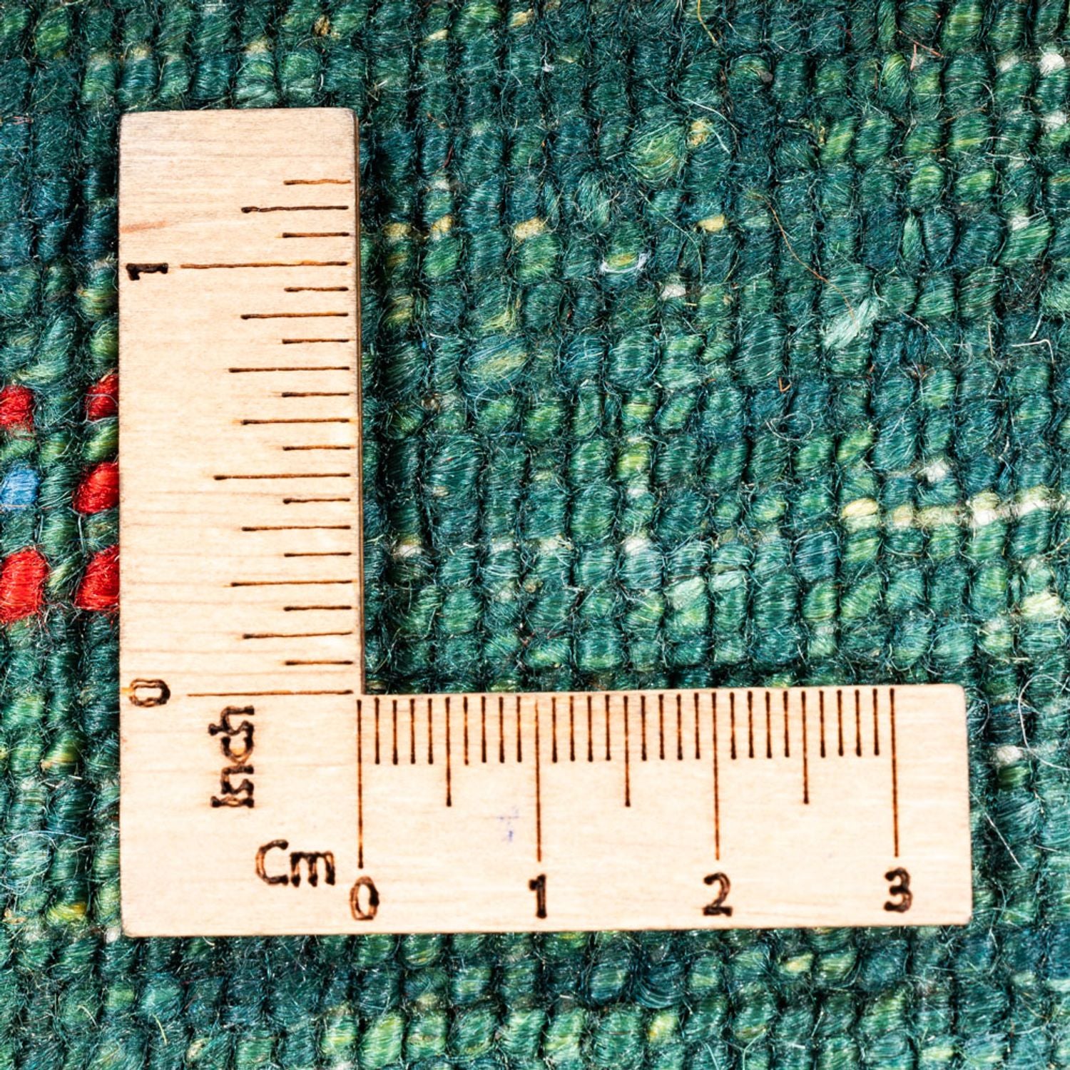 Alfombra Gabbeh - Loribaft Persa - 145 x 93 cm - verde