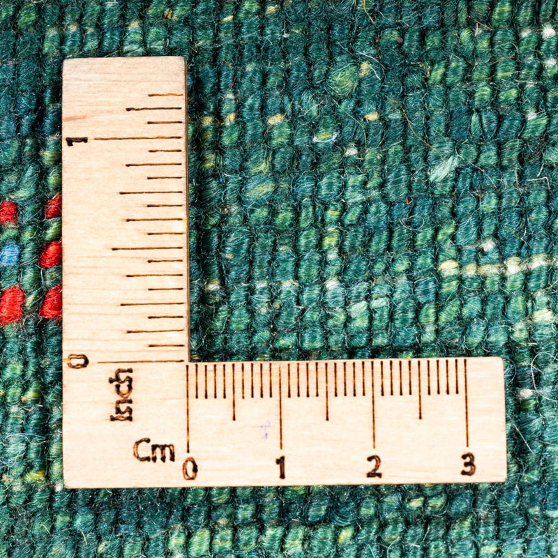 Alfombra Gabbeh - Loribaft Persa - 145 x 93 cm - verde
