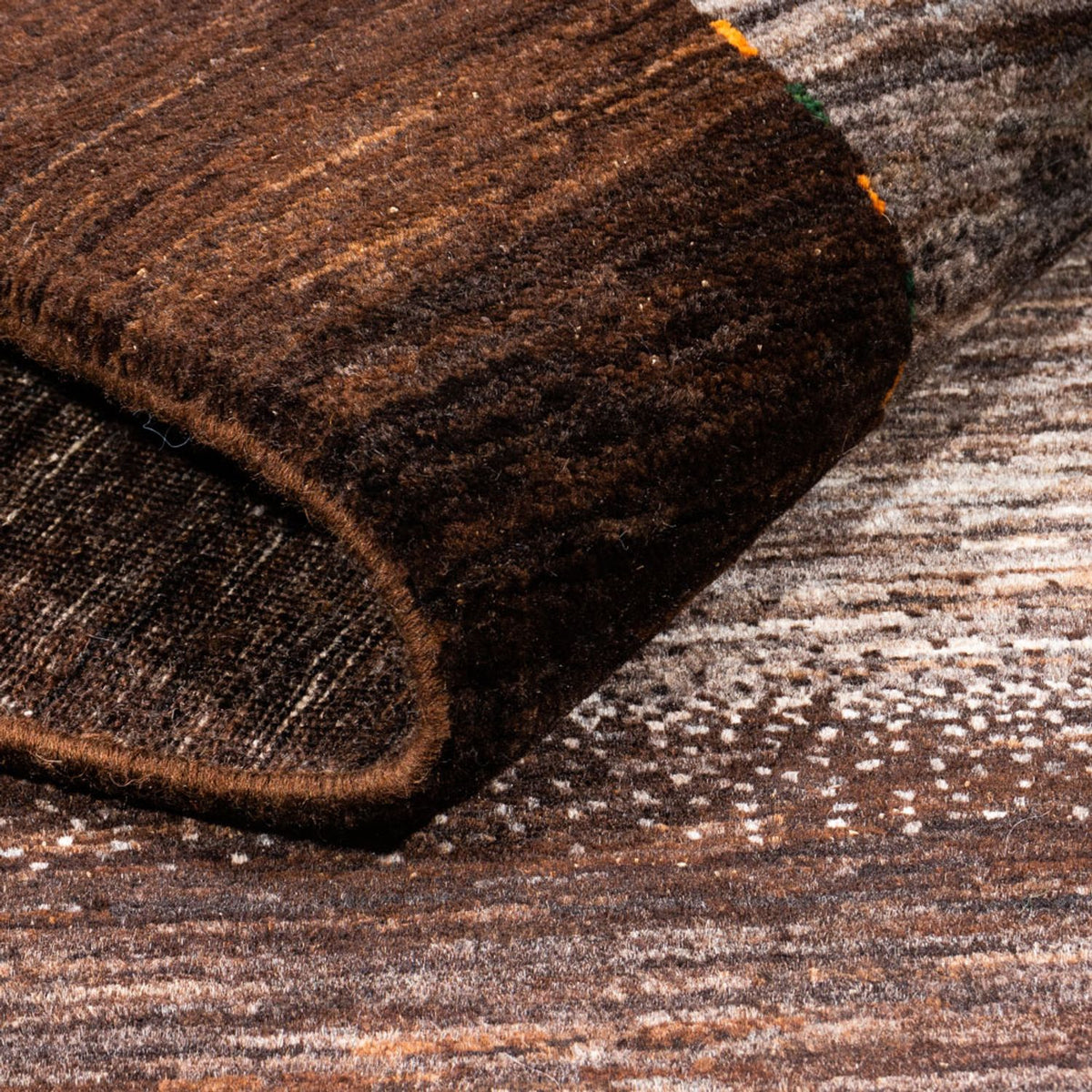 Alfombra Gabbeh - Loribaft Persa - 154 x 103 cm - gris