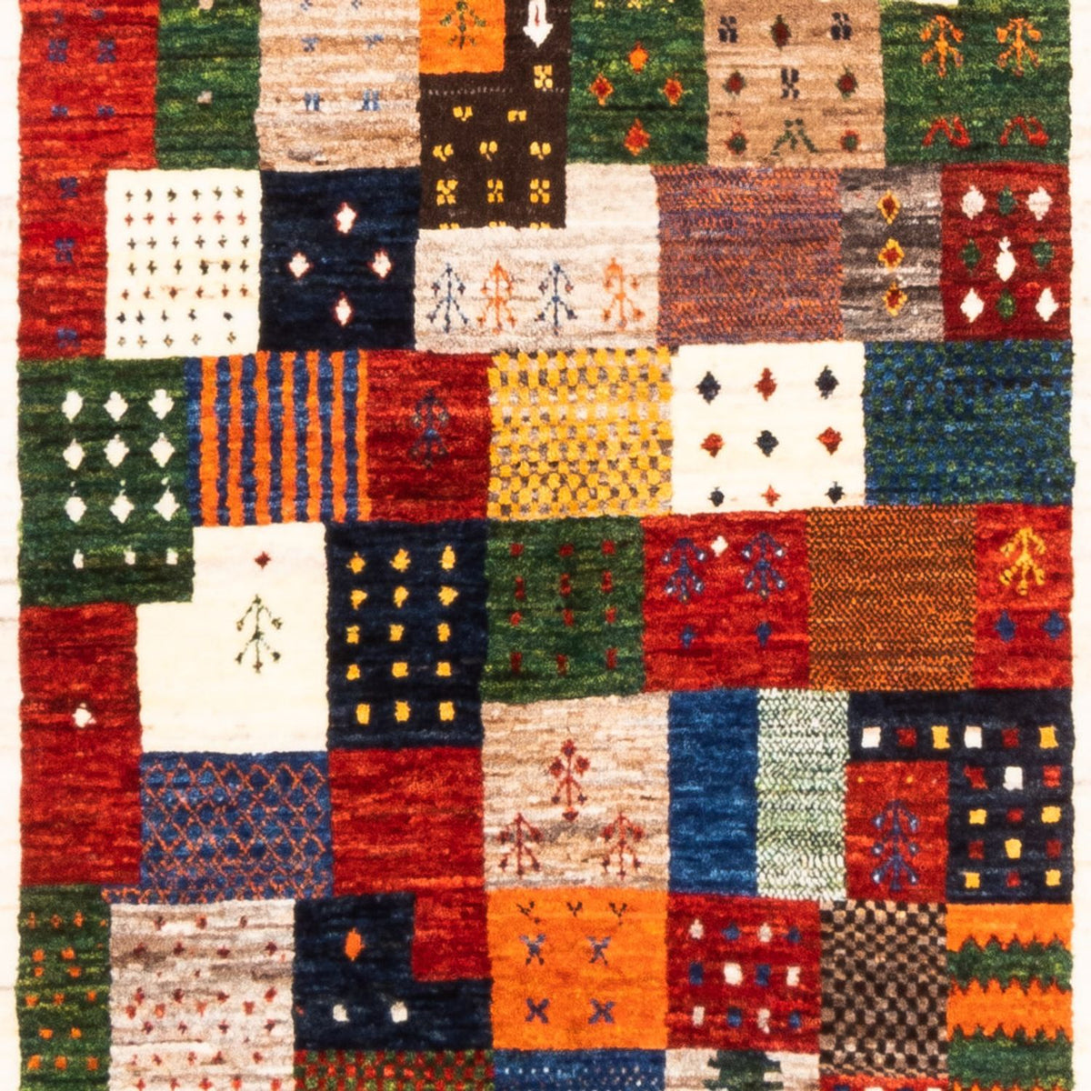 Alfombra Gabbeh - Loribaft Persa - Real - 232 x 162 cm - multicolor