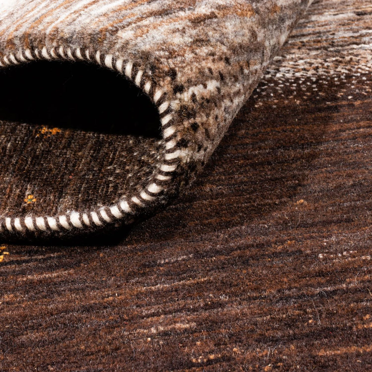 Alfombra Gabbeh - Loribaft Persa - 246 x 170 cm - gris