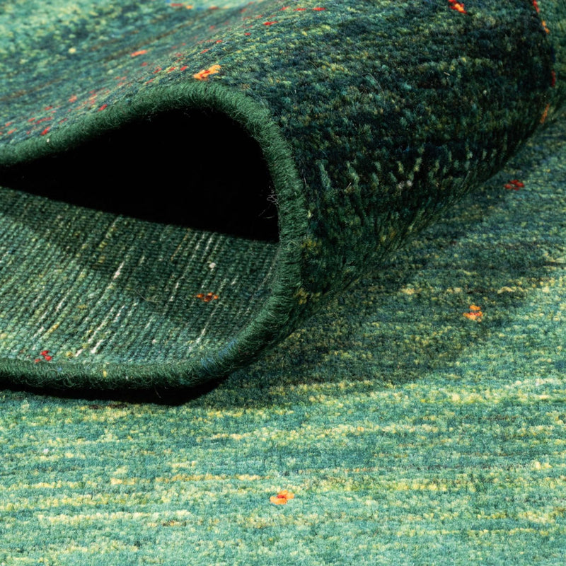 Alfombra Gabbeh - Loribaft Persa - 237 x 170 cm - verde