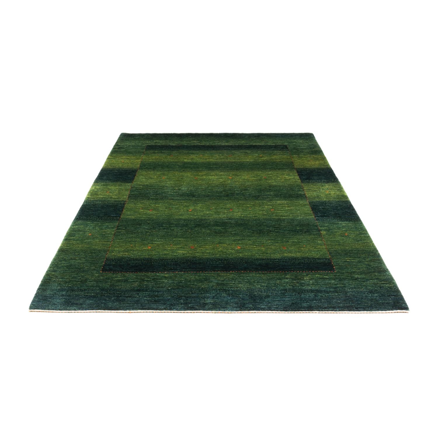 Alfombra Gabbeh - Loribaft Persa - 244 x 172 cm - verde