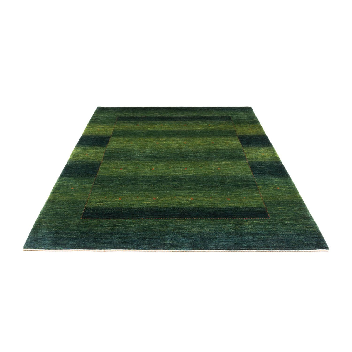 Alfombra Gabbeh - Loribaft Persa - 244 x 172 cm - verde