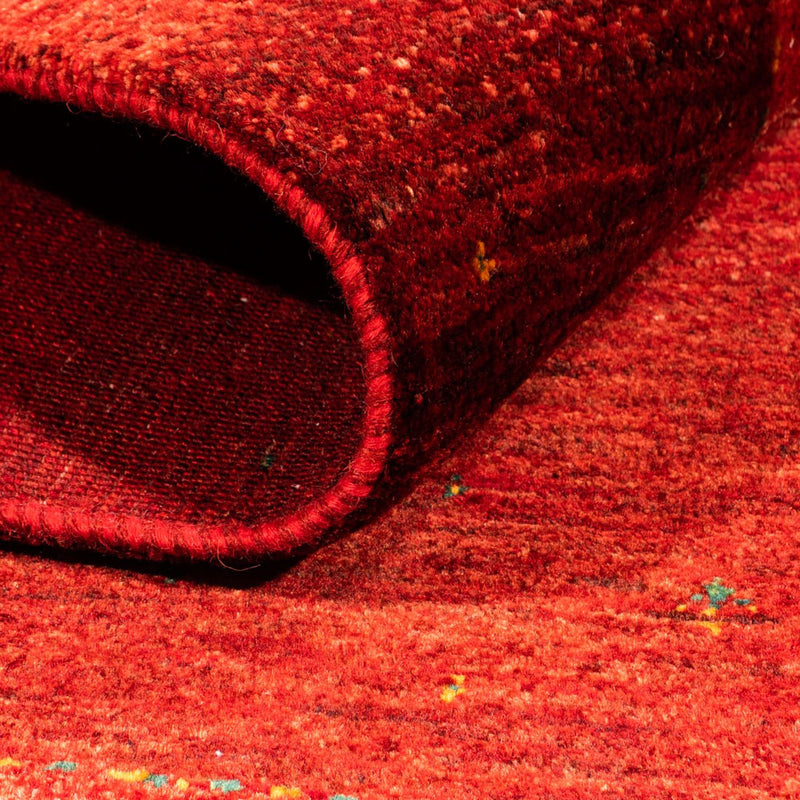 Alfombra Gabbeh - Loribaft Persa - 174 x 115 cm - rojo