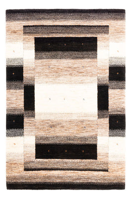 Alfombra Gabbeh - Loribaft Persa - 184 x 126 cm - gris