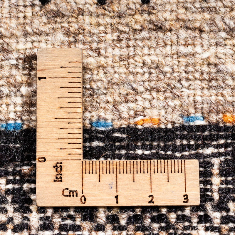 Alfombra Gabbeh - Loribaft Persa - 184 x 126 cm - gris
