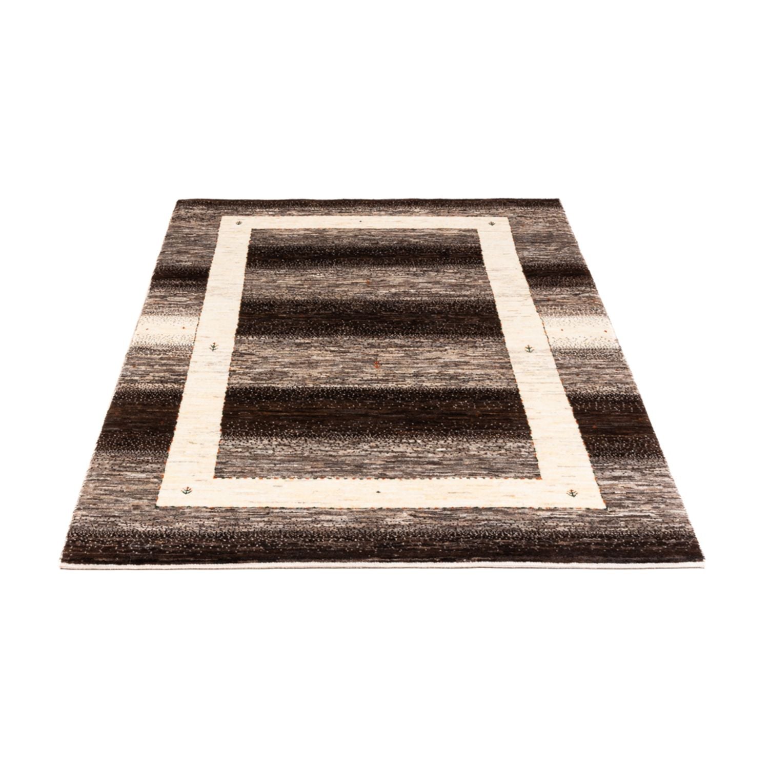 Alfombra Gabbeh - Loribaft Persa - 173 x 111 cm - gris