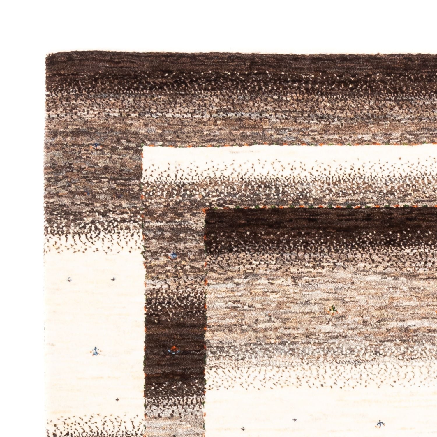 Alfombra Gabbeh - Loribaft Persa - 165 x 128 cm - gris