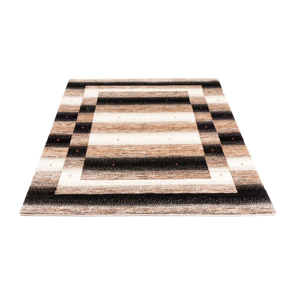 Alfombra Gabbeh - Loribaft Persa - 190 x 125 cm - gris