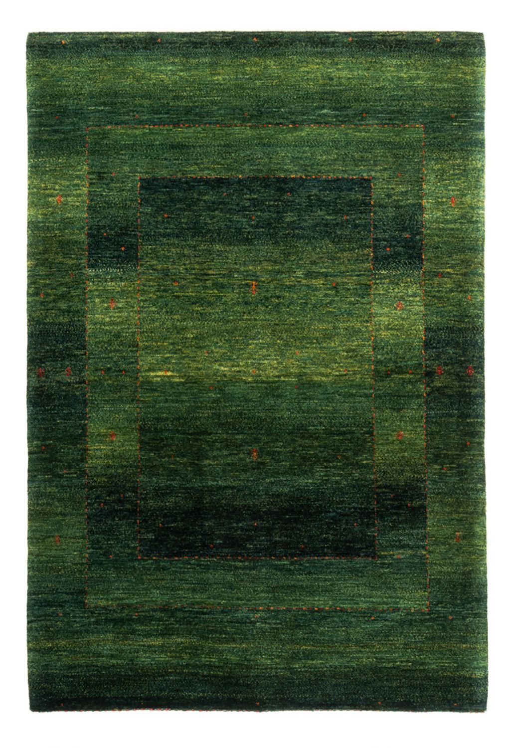 Alfombra Gabbeh - Loribaft Persa - 186 x 126 cm - verde