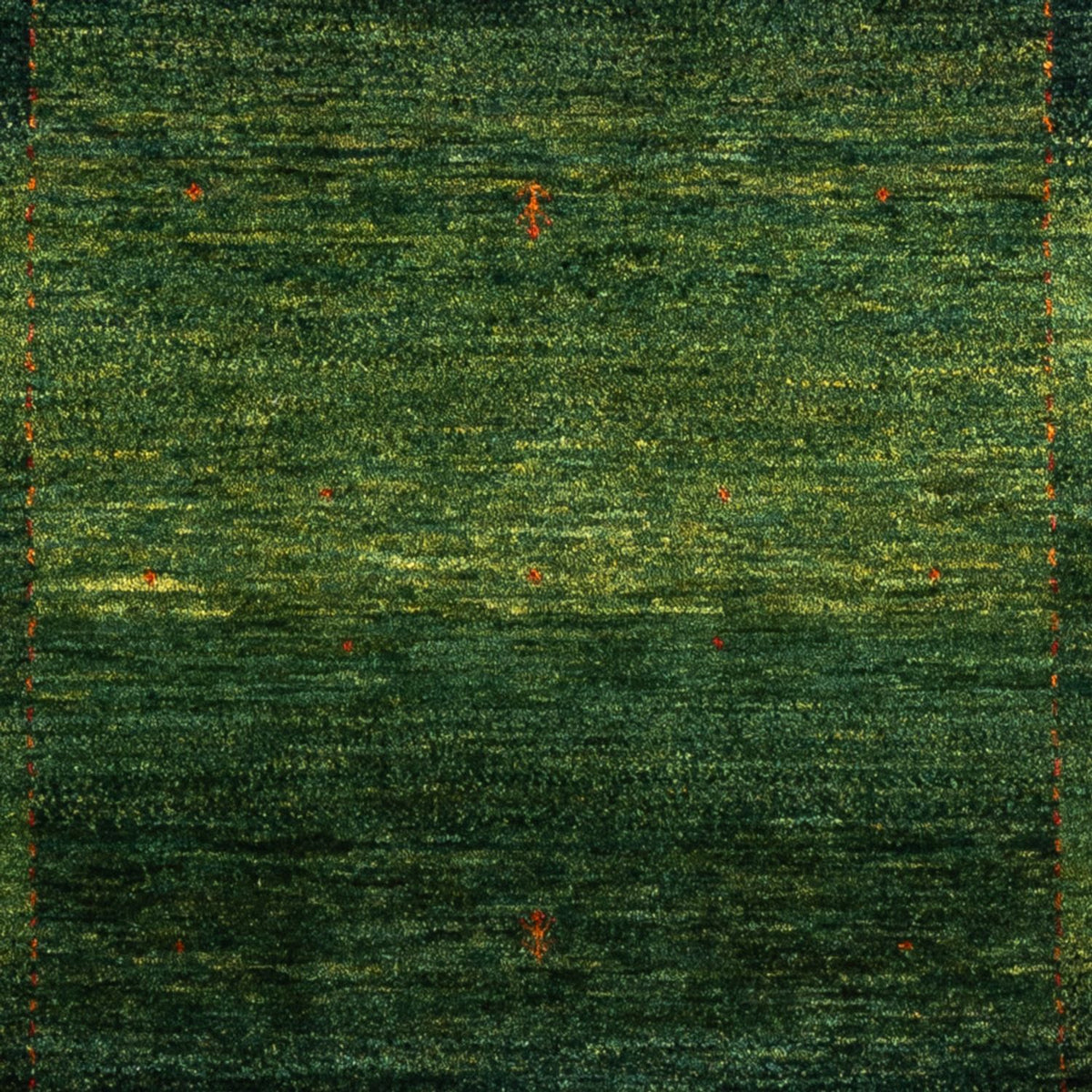 Alfombra Gabbeh - Loribaft Persa - 186 x 126 cm - verde