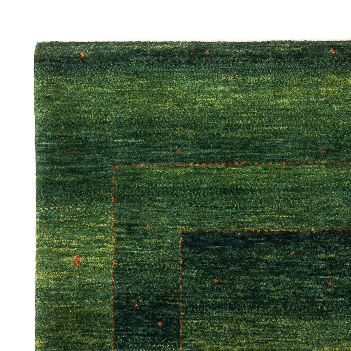 Alfombra Gabbeh - Loribaft Persa - 186 x 126 cm - verde