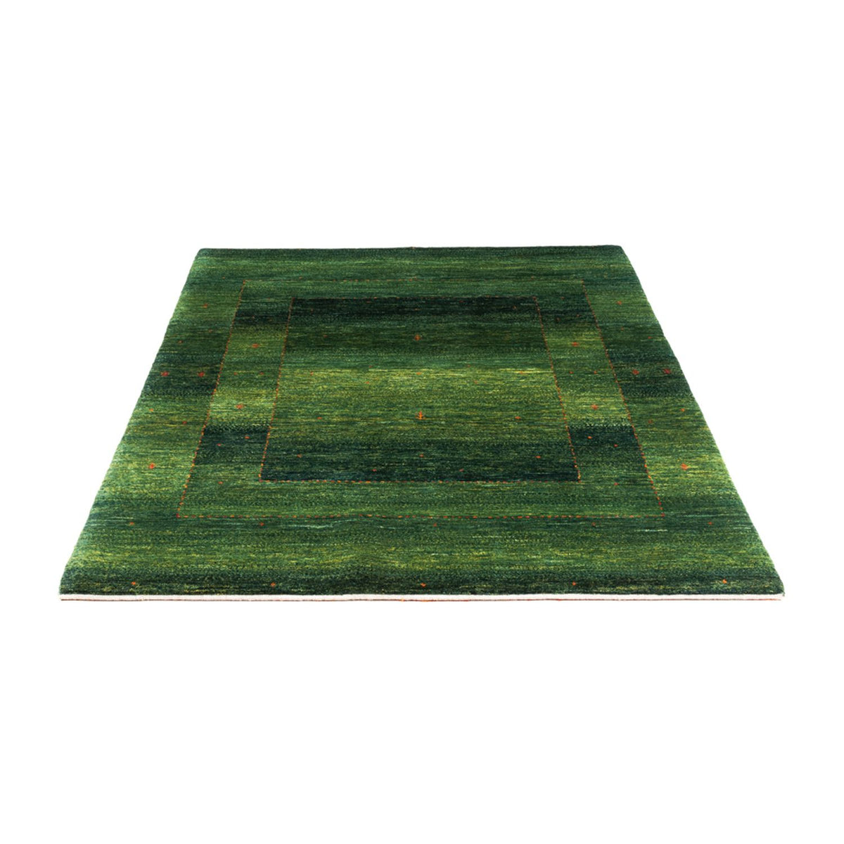 Alfombra Gabbeh - Loribaft Persa - 186 x 126 cm - verde