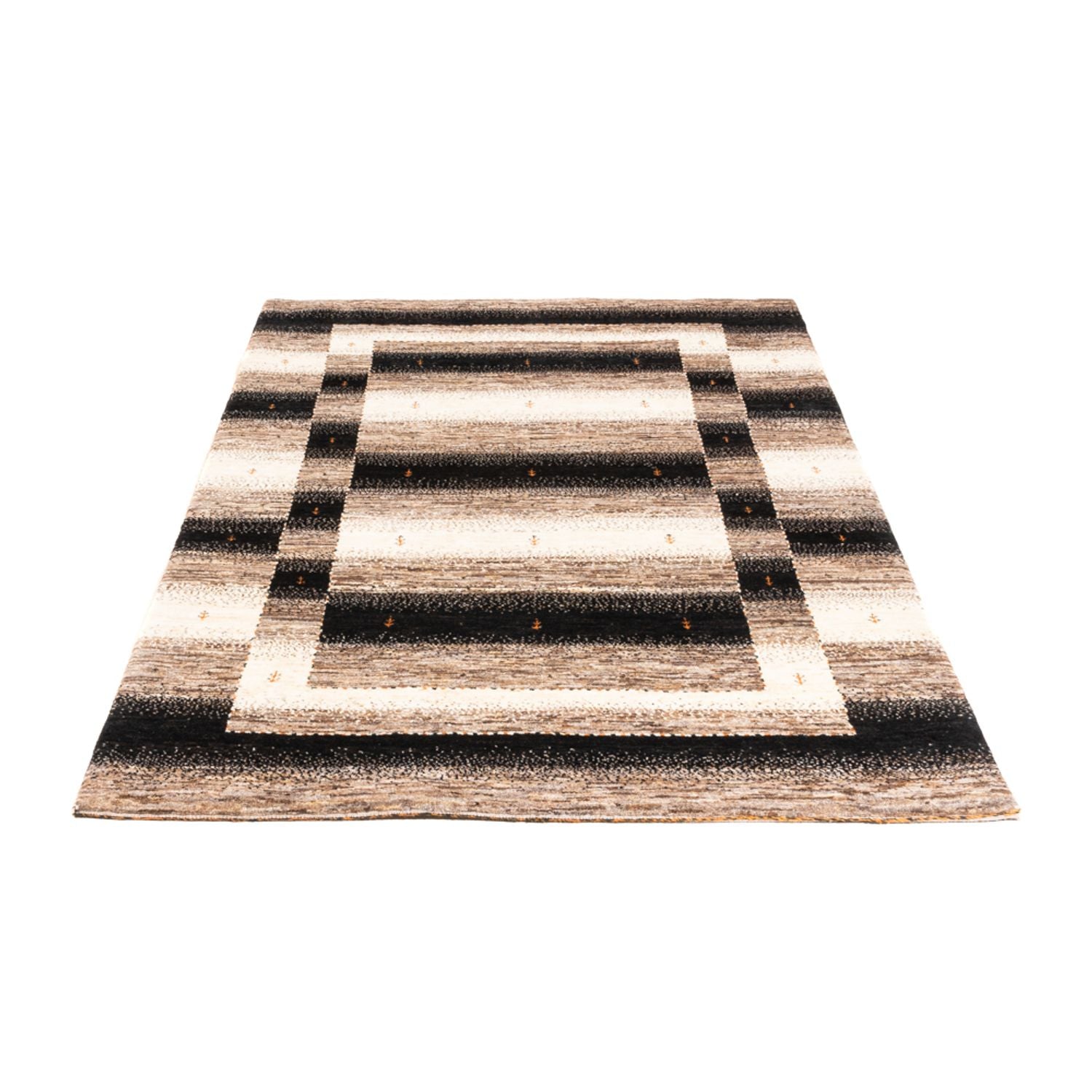 Alfombra Gabbeh - Loribaft Persa - 195 x 124 cm - gris