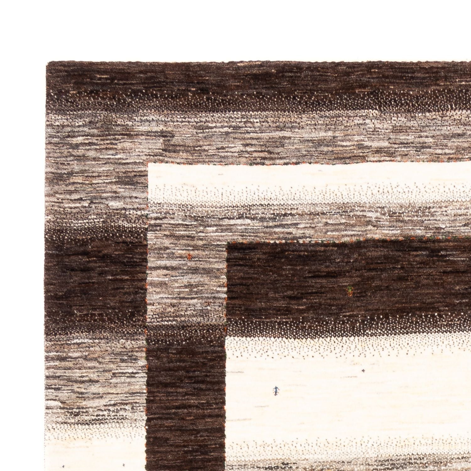 Alfombra Gabbeh - Loribaft Persa - 297 x 221 cm - gris