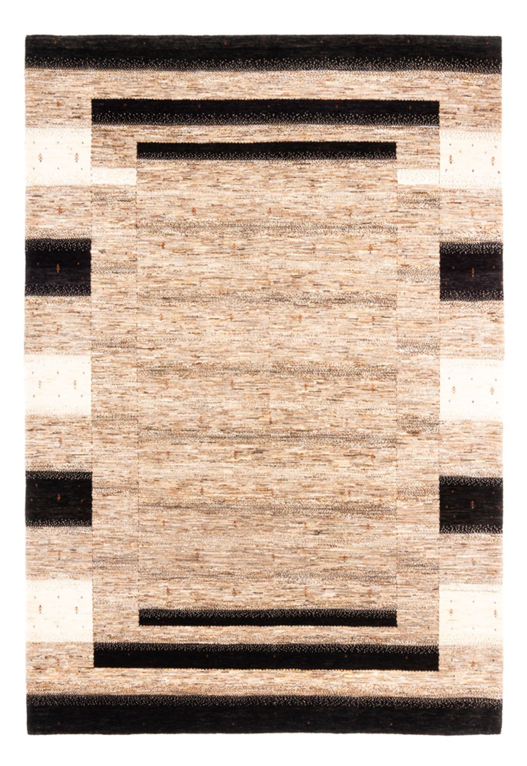 Alfombra Gabbeh - Loribaft Persa - 300 x 210 cm - gris