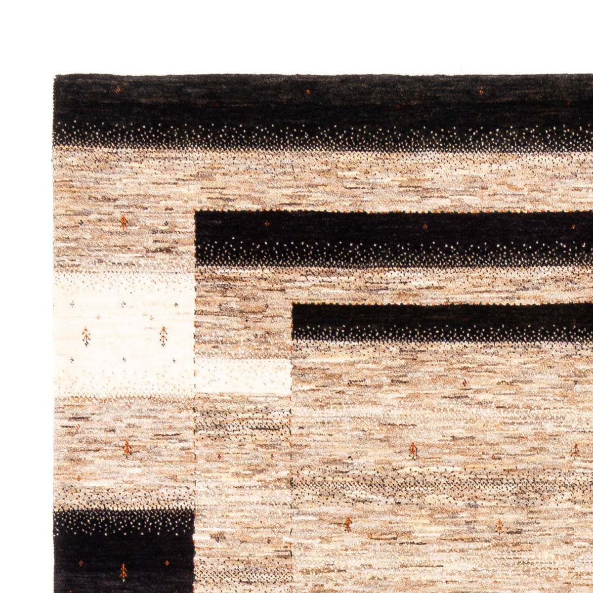 Alfombra Gabbeh - Loribaft Persa - 300 x 210 cm - gris