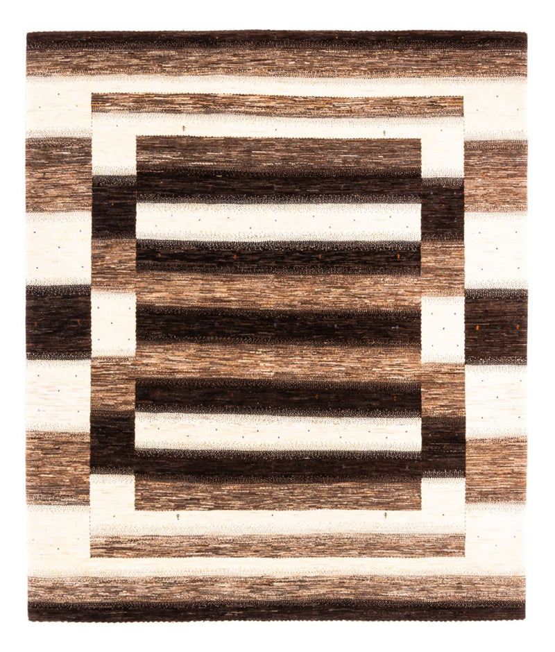 Alfombra Gabbeh - Loribaft Persa - 257 x 221 cm - marrón