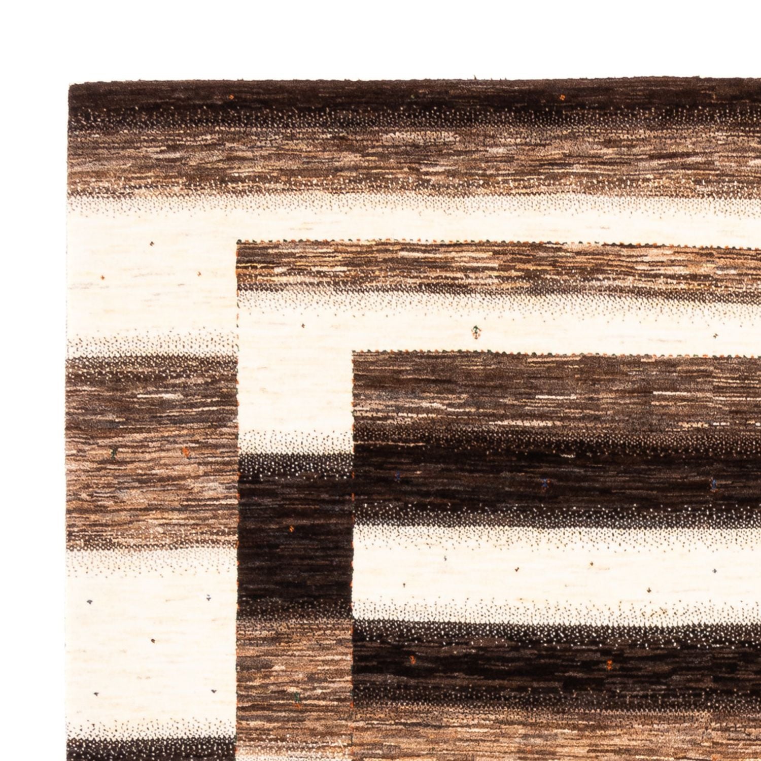 Alfombra Gabbeh - Loribaft Persa - 257 x 221 cm - marrón