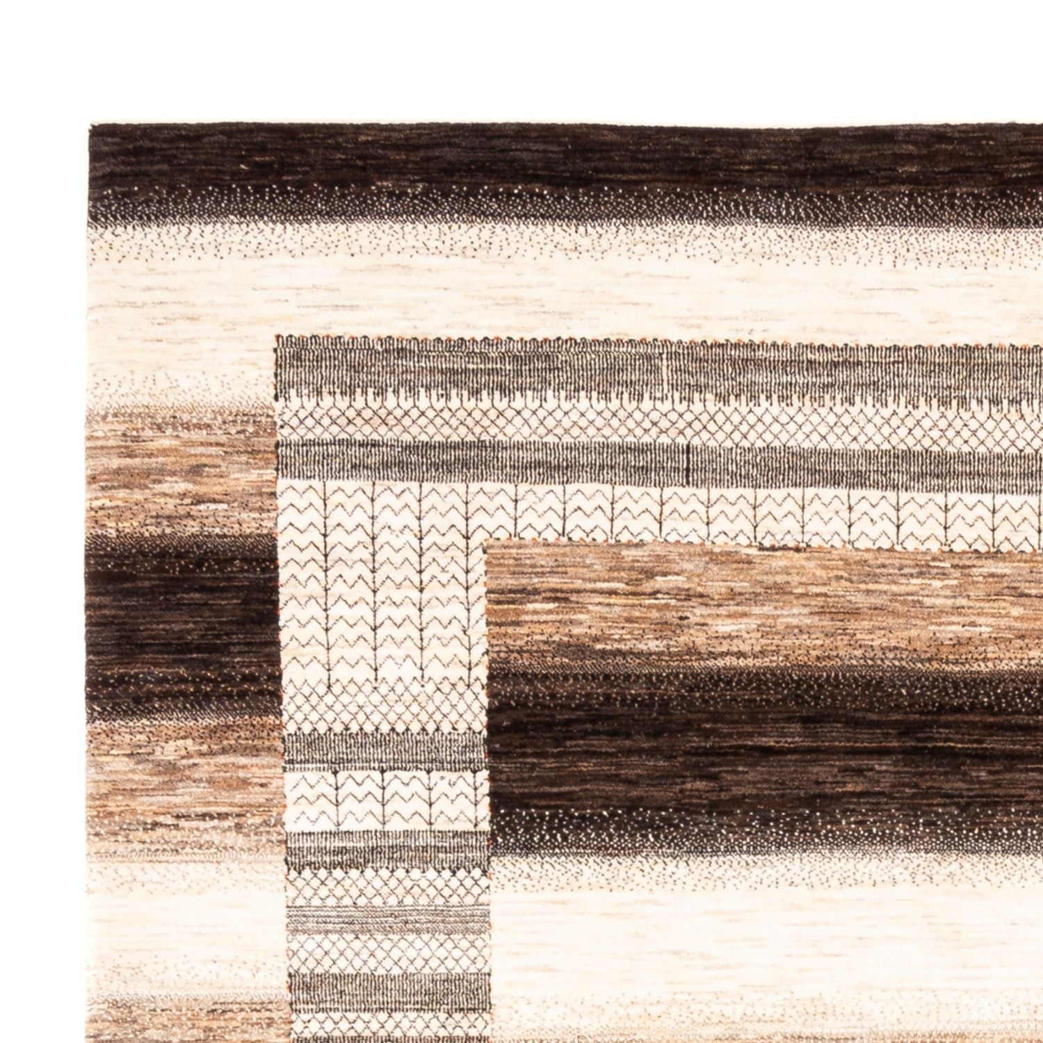 Alfombra Gabbeh - Loribaft Persa - 323 x 227 cm - natural