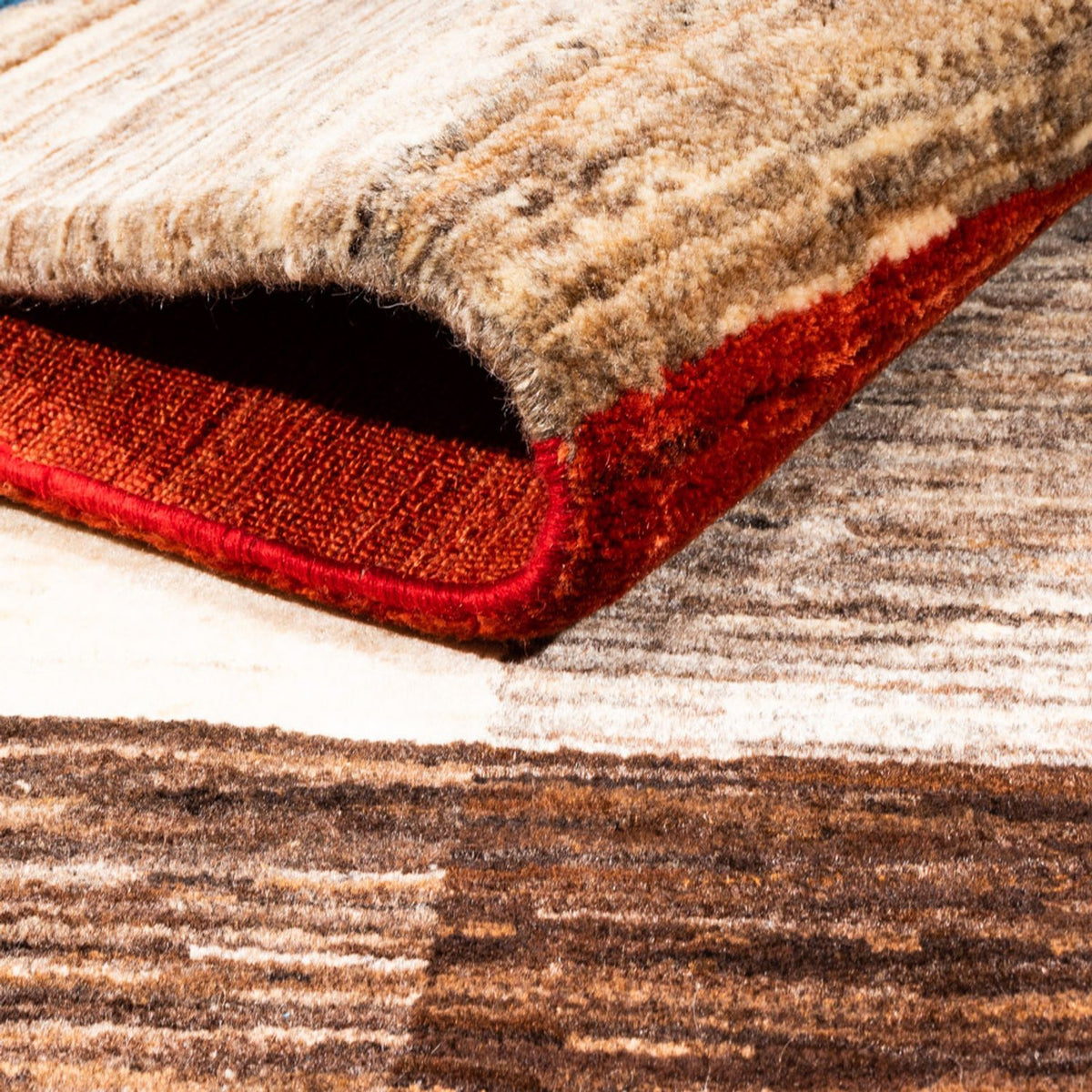 Alfombra Gabbeh - Loribaft Persa - 184 x 132 cm - multicolor