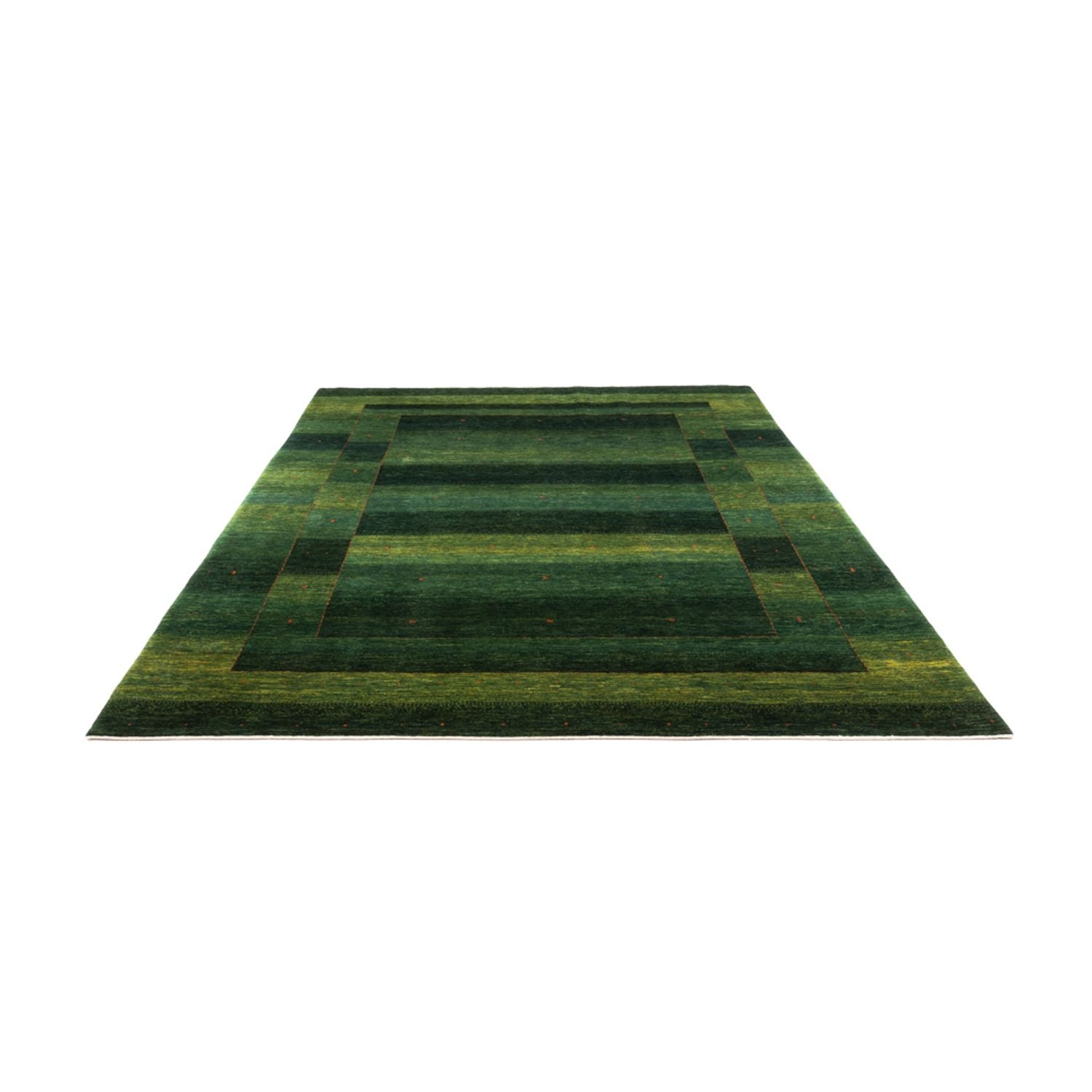 Alfombra Gabbeh - Loribaft Persa - 309 x 226 cm - verde