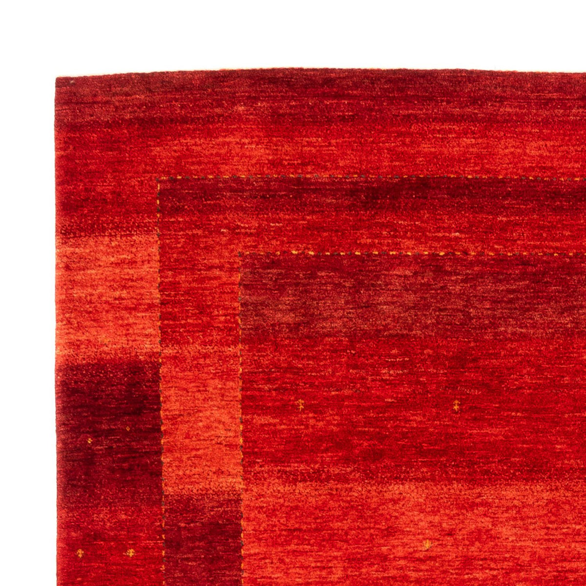 Alfombra Gabbeh - Loribaft Persa - 278 x 203 cm - rojo