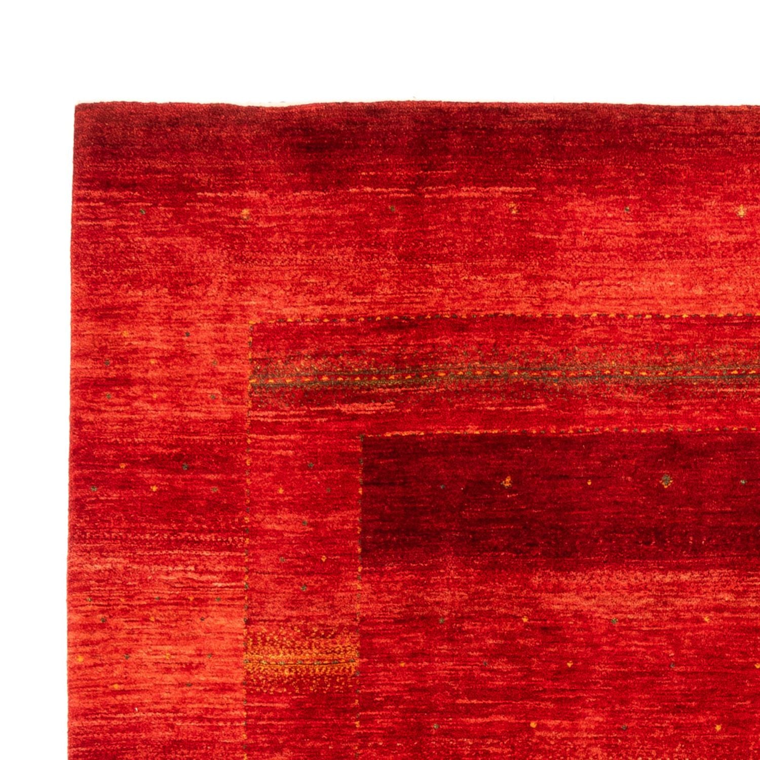 Alfombra Gabbeh - Loribaft Persa - 300 x 221 cm - rojo