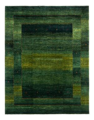 Alfombra Gabbeh - Loribaft Persa - 254 x 210 cm - verde