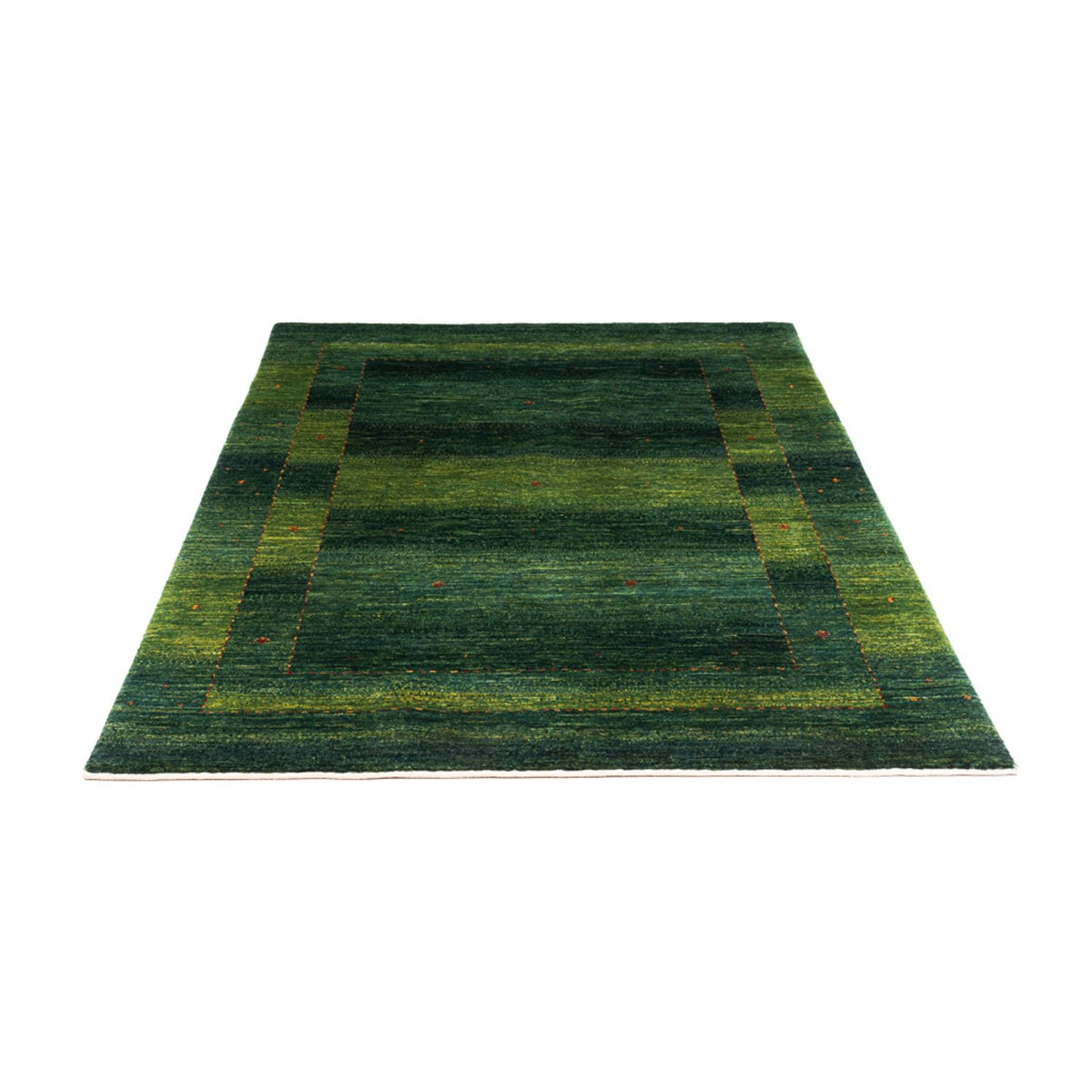 Alfombra Gabbeh - Loribaft Persa - 182 x 128 cm - verde