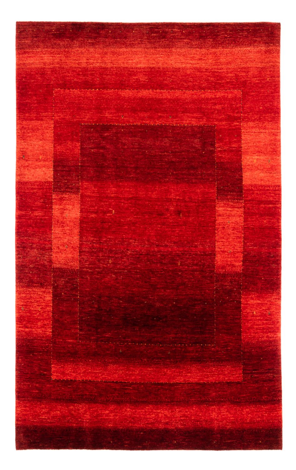 Alfombra Gabbeh - Loribaft Persa - 298 x 198 cm - rojo