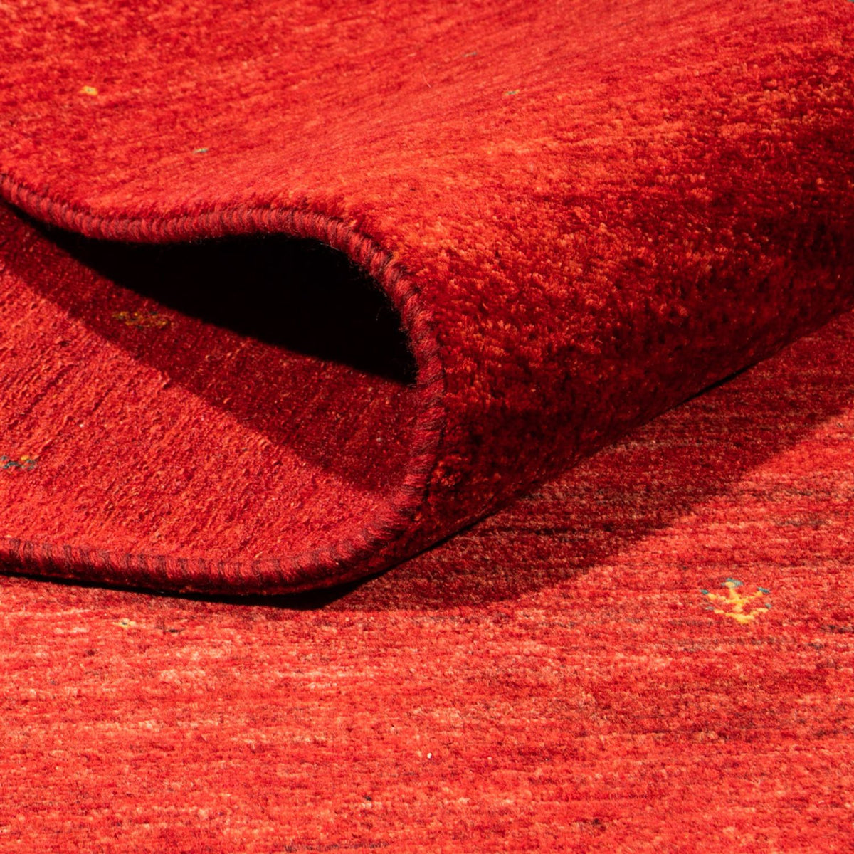 Alfombra Gabbeh - Loribaft Persa - 298 x 198 cm - rojo