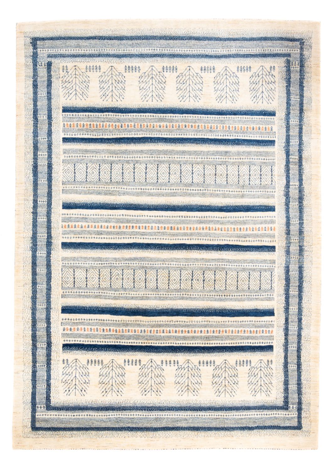 Alfombra Gabbeh - Loribaft Persa - 308 x 226 cm - crema