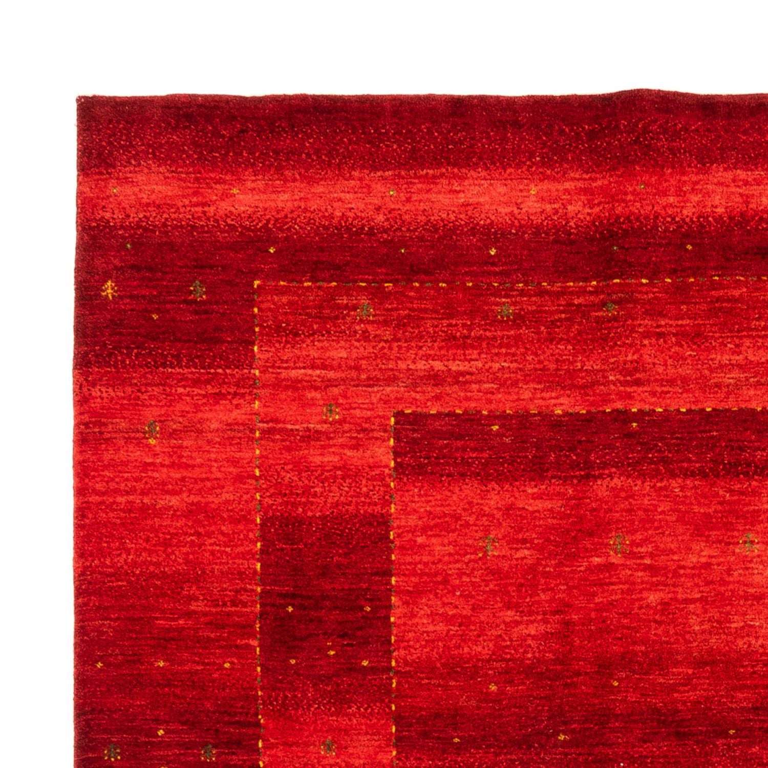 Alfombra Gabbeh - Loribaft Persa - 277 x 217 cm - rojo