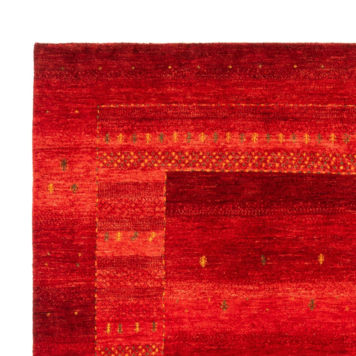 Alfombra Gabbeh - Loribaft Persa - 277 x 220 cm - rojo