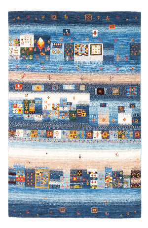 Alfombra Gabbeh - Loribaft Persa - Real - 178 x 122 cm - multicolor