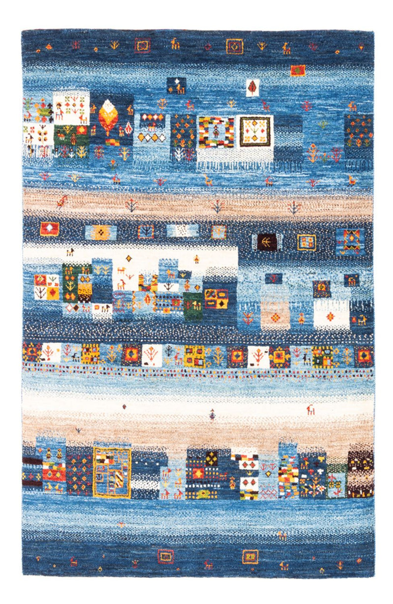Alfombra Gabbeh - Loribaft Persa - Real - 178 x 122 cm - multicolor