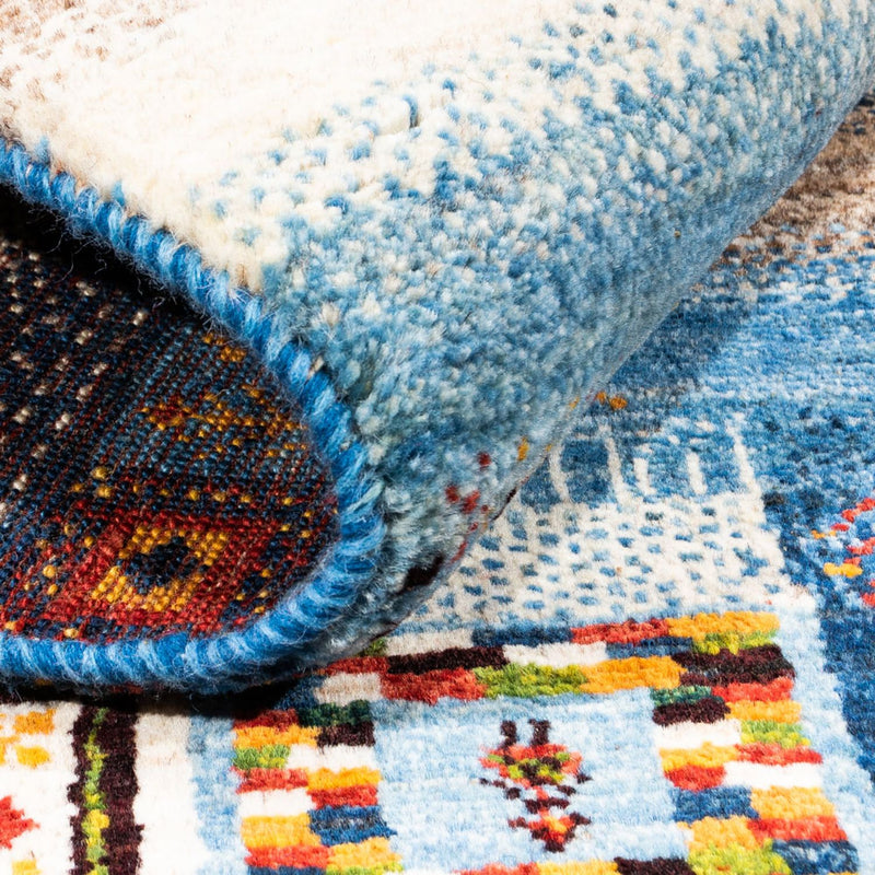 Alfombra Gabbeh - Loribaft Persa - Real - 178 x 122 cm - multicolor