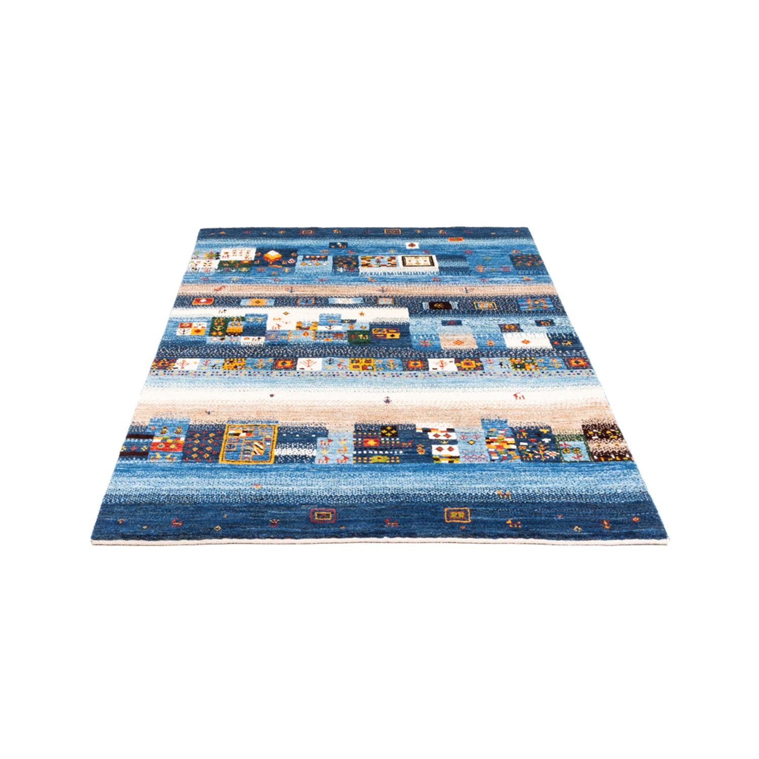 Alfombra Gabbeh - Loribaft Persa - Real - 178 x 122 cm - multicolor