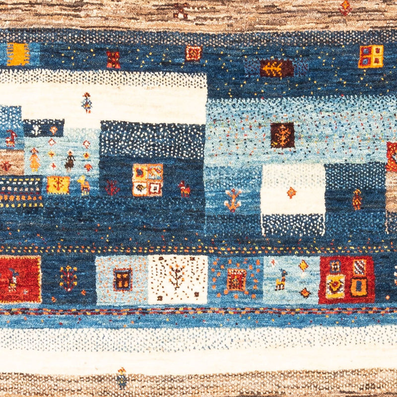 Alfombra Gabbeh - Loribaft Persa - Real - 180 x 123 cm - multicolor