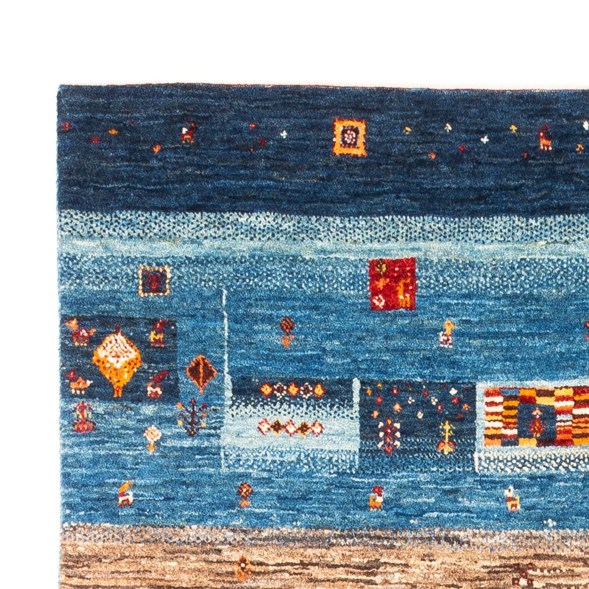Loribaft Alfombra 123x180cm - Perserteppich Wollteppich